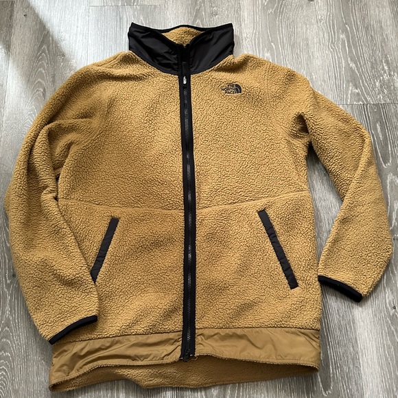 The North Face Dull Zip Fleece Teddy Sweater - Picture 3 of 5